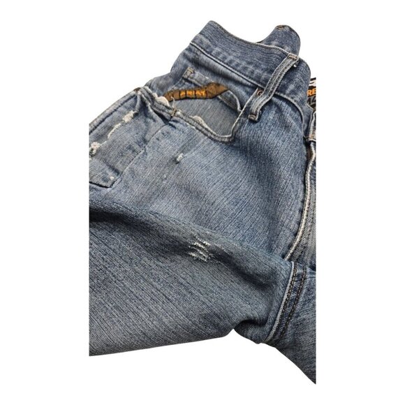 Ariat Jeans Men 32x30 Blue Rebar M4 Relaxed DuraStretch Boot Cut Wester 10016221 - Picture 8 of 16